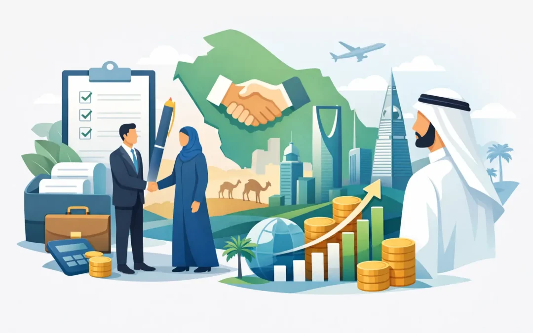 شروط فتح شركة في السعودية للمستثمرين